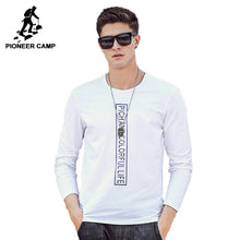Pioneer Camp brand clothing T shirt men top quality 2017 Spring Autumn Men Long Sleeve Tshirt male Long-Sleeved T-Shirt