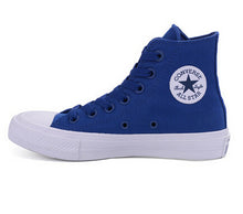 New Converse Chuck Taylor II All Star shoes unisex high sneakers canvas blue black color Skateboarding Shoes 150143C