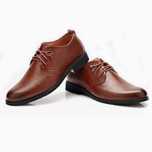 Tangnest Men Shoes Fashion Man-made Leather Dress Shoes Round Toe Men Wedding Shoes Men Casual Business Flats Size 38~44 XMP540