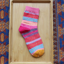 New Men Socks Man Colorful Stripe Multi-Color Cotton Socks Fashion Design Autumn Winter Warm Soft Men's Male Casual Ankle Sock