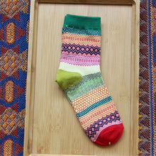New Men Socks Man Colorful Stripe Multi-Color Cotton Socks Fashion Design Autumn Winter Warm Soft Men's Male Casual Ankle Sock