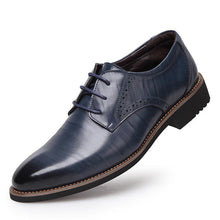 Tangnest High-Quality Men Shoes Fashion Split Leather Men Business Flats Casual Lace-Up Bullock Oxfords Shoes Man XMP367