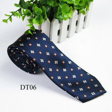 Men Slim Necktie Tie Party Wedding Classic Jacquard Woven Plain Skinny Silk