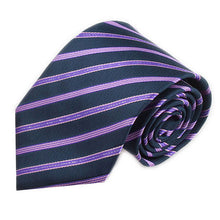 New Classic Striped Jacquard Woven 100% Silk Men's Tie Party Necktie 10Color