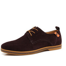 Tangnest Luxury Brand Men Oxfords Shoes New Men Lace Up Fur Flats Male Suede Leather Dress Shoes Man Big Size 38-48 XMR352