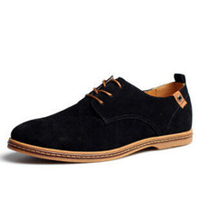 Tangnest Luxury Brand Men Oxfords Shoes New Men Lace Up Fur Flats Male Suede Leather Dress Shoes Man Big Size 38-48 XMR352