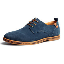 Tangnest Luxury Brand Men Oxfords Shoes New Men Lace Up Fur Flats Male Suede Leather Dress Shoes Man Big Size 38-48 XMR352
