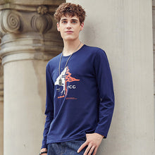 Pioneer Camp brand clothing T shirt men top quality 2017 Spring Autumn Men Long Sleeve Tshirt male Long-Sleeved T-Shirt