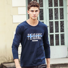 Pioneer Camp brand clothing T shirt men top quality 2017 Spring Autumn Men Long Sleeve Tshirt male Long-Sleeved T-Shirt