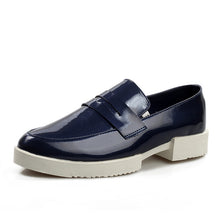 Tangnest Men's Casual Shoes British Trend Men Business Shoes Male PU Leather Flat Spring Slip On Shoes For Men Zapatillas XMP453