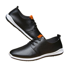 Tangnest Shoes PU Leather Man British Style Easy-match Round Toe Flats Solid Lace-up Spring Summer Driving Male Shoes XMR1956