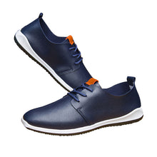 Tangnest Shoes PU Leather Man British Style Easy-match Round Toe Flats Solid Lace-up Spring Summer Driving Male Shoes XMR1956