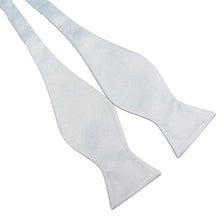 Men Bowties Solid Color Plain Silk Self Tie Bow Ties Multi-Colors