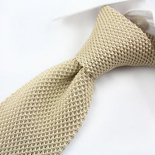 Men's Fashion Solid Tie Knit Knitted Tie Plain Necktie Narrow Slim Skinny Woven