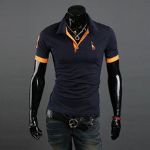 Men Casual T-Shirts Tops Tee V Neck Slim Fit Short Sleeve T-shirt