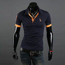 Men Casual T-Shirts Tops Tee V Neck Slim Fit Short Sleeve T-shirt