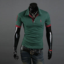 Men Casual T-Shirts Tops Tee V Neck Slim Fit Short Sleeve T-shirt