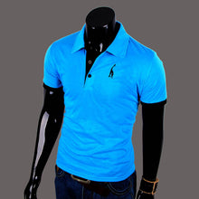 Men Casual T-Shirts Tops Tee V Neck Slim Fit Short Sleeve T-shirt