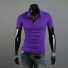 Men Casual T-Shirts Tops Tee V Neck Slim Fit Short Sleeve T-shirt
