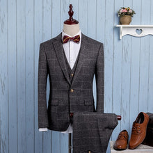 spring new men's business casual suits sets / Men three-piece suit three separate set / male vest+Blazers+pants