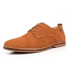 Tangnest Luxury Brand Men Oxfords Shoes New Men Lace Up Fur Flats Male Suede Leather Dress Shoes Man Big Size 38-48 XMR352