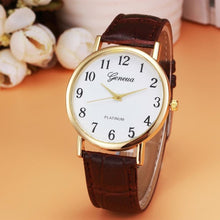 Men Watch Fashion Casual Faux Leather Mens Quartz Wristwatch Watches Man Relogio Masculino