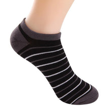5 Pairs Men Socks Bamboo Fiber Loafer Boat socks Liner Low Cut No Show Towel Bottom Socks Short Tube Concise