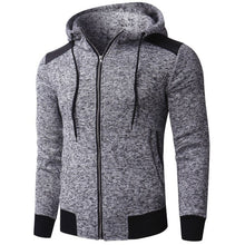 INCERUN Fashion Hoodies Brand Men Splice Knitting Hooded Sweatshirt Male Hoody Casual Warm Autumn Winter Hoodie Mens Cardigans