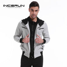Autumn Winter Brand Men's Hoodies Thicken Fleece Warm Men Hooded Hoodie Sweatshirt Zip Up Slim Fit Casual Men Hoody Jackets Coat