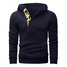 Autumn Winter Hoodies Men Letter Printed Men's Hoodie Sweatshirt Casual Long Sleeve Slim Fit Hooded Jacket Sportswear Size L-3XL