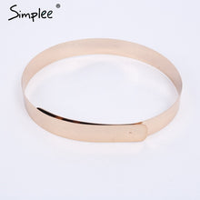Simplee Fashion adjustable women belt cummerbunds Metal button buckle high quality waist belt Simple belts cummerbunds