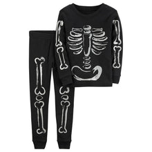 Novelty Children Clothing Kids Baby Girls Boys Bone Tkeletons Tops Shirt Pants 2PCS Outfits Set Clothes Two Piece Set
