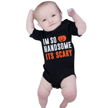 Black Baby Boy Romper for Halloween Cotton Newborn Clothes 0-24 Months Short Sleeve Toddler Jumpsuit Festival Costume Gift