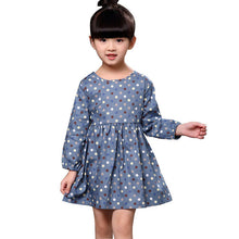 Autumn dress For Girl Long Sleeves Fashion Princess Girls Dresses Polka Dot Printed Kids Clothes Casual Baby Party Dress