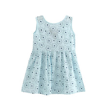 Summer Dresses For Girls A-Line Print Floral Girls Dresses Backless Kids Clothes For Girls Fashion Baby Princess Dress