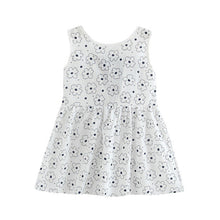Summer Dresses For Girls A-Line Print Floral Girls Dresses Backless Kids Clothes For Girls Fashion Baby Princess Dress