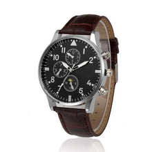 Mens Quartz Watches Retro Design Leather Band Analog Alloy Business Wrist Watch relogio masculino de luxo