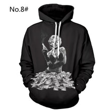 3D Hoodies Men Casual Hip Hop 3D Printed Hooded Hoodie Sweatshirt Men's Fashion Hoody Pullover Loose Baggy Tops Plus Size 2018