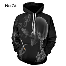 3D Hoodies Men Casual Hip Hop 3D Printed Hooded Hoodie Sweatshirt Men's Fashion Hoody Pullover Loose Baggy Tops Plus Size 2018