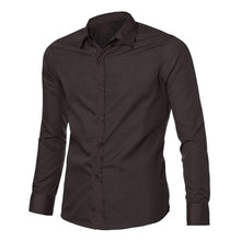 Chemise Homme Spring Mens Shirt Long Sleeve Slim Fit Clothing Man Dress Shirts Vestidos Camisa Social Masculina #2415