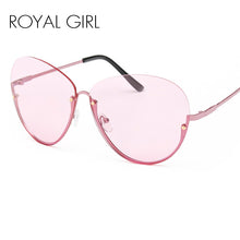 ROYAL GIRL New Women Metal Half Frame Glasses Fashion Brand Designer Sun Glasses UV400 ss181