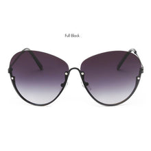 ROYAL GIRL New Women Metal Half Frame Glasses Fashion Brand Designer Sun Glasses UV400 ss181