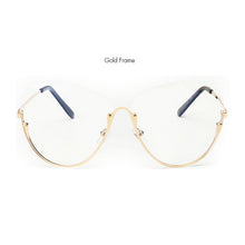 ROYAL GIRL New Women Metal Half Frame Glasses Fashion Brand Designer Sun Glasses UV400 ss181