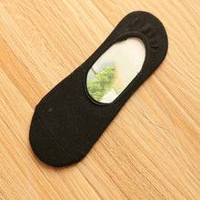 Men's sock slippers Bamboo fibre Non-slip Silicone Invisible Boat Socks Spring Summer Fashion Male ankle socks 5pairs/lot New