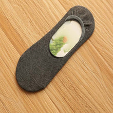 Men's sock slippers Bamboo fibre Non-slip Silicone Invisible Boat Socks Spring Summer Fashion Male ankle socks 5pairs/lot New