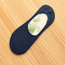 Men's sock slippers Bamboo fibre Non-slip Silicone Invisible Boat Socks Spring Summer Fashion Male ankle socks 5pairs/lot New