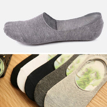 Men's sock slippers Bamboo fibre Non-slip Silicone Invisible Boat Socks Spring Summer Fashion Male ankle socks 5pairs/lot New