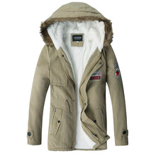 Jackets Coat Men Warm Fleece Liner Hooded Overcoat Winter Padded Jacket Zipper Outwear Flannel Windproof Fashion Plus Size Tops