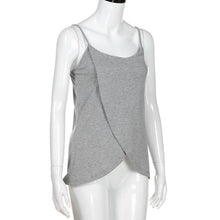 Women Solid Irregular Sleeveless Tank Tops Crop Tops Blouse