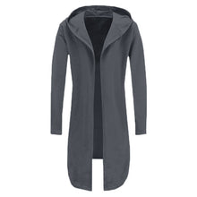 Men Hoodie Hooded Sweatshirts Hip Hop Streetwear Cloak Long Sleeve Outwear Cardigan Autumn Spring Loose Jacket Plus Size 2018